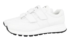 SCARPE PRADA LUSSO 4O3528 BIANCO NUOVE 11,5 45,5 46 - Foto 1 di 11