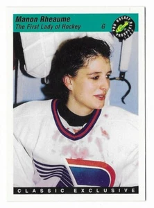 Manon Rheaume 1993 Classic Pro-Prospects #2 Trading Card Atlanta Knights Hockey - Picture 1 of 2