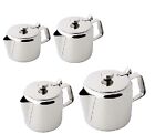 Stainless Steel Teapot Coffee Hot Chocolate Tea Flip Lid Pot - Kitchen