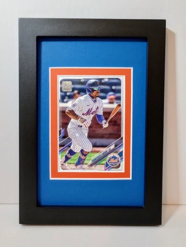 Francisco Lindor New York Mets Display Custom Framed MLB Baseball Card Plaque Cover