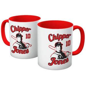 ATLANTA CHIPPER JONES BASEBALL LEGEND BRAVES PLAYER MUG IN VARIOUS COLOURS - Picture 1 of 11