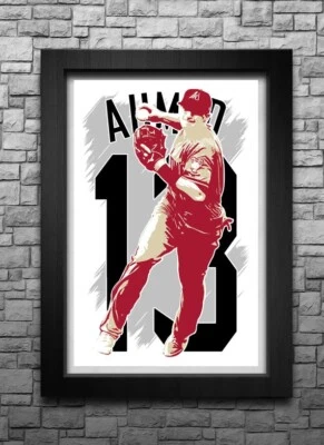 NICK AHMED art print/poster ARIZONA DIAMONDBACKS FREE S&H! JERSEY - Image 1 of 4