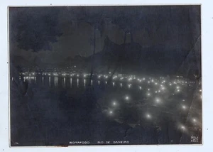 Fotografia BOTAFOGO RIO DE JANEIRO photo Bippus 1920 Brasil foto vintage 22x16 - Picture 1 of 2