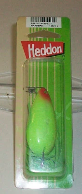 Packaged Heddon Pradco Hardbait Green Topwater Lure 13020 V - Image 1 of 2