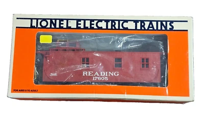 Lionel 6-17605 O Gauge Reading Woodside Lighted Caboose NIB - Image 1 of 4