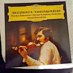 Beethoven-Violinkonzert-Zukerman,Barenboim, Chicago SO- DG postfrisch Deutsche Pressung - Bild 1 von 2