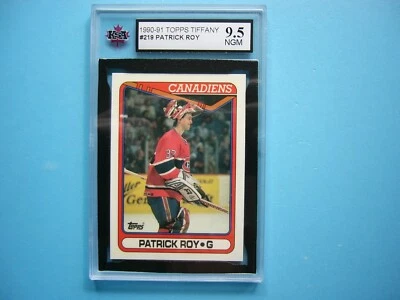 Tarjeta de hockey 1990/91 Topps Tiffany NHL #219 PATRICK ROY KSA 9,5 NGM 90/91 TOPPS Foto 1 de 2