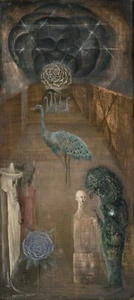 LEONOR CARRINGTON Poster or Rolled Canvas Print "A Camelia for Ánima" - Picture 1 of 1