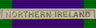 UK Military General Service Medal Op BANNER (NI) Clasp Car Bumper/Window Sticker