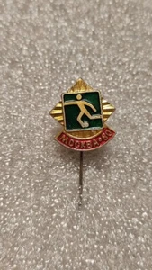 Vintage Soviet Pin Badge Football Olympic Games 1980 Moscow USSR - Picture 1 of 2