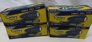 VINTAGE Atomic BIKE Jahrhundert FAHRRAD LICHT HONGKONG D BATTERIEBETRIEBEN NOS - Bild 1 von 5