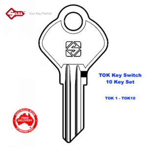 Suits YALE TOK Series Key Switch Key Set T1 - T10 Key set - Picture 1 of 4