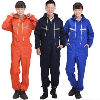 Men Women Coveralls Overalls Workwear Mechanic Jumpsuit Protective Reflective - Image 1 of 4