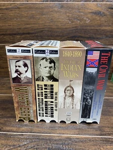 Alte VHS Kassetten Bürgerkrieg & Indianerkrieg Butch Cassidy Wyatt Earp Western Filme Lot - Bild 1 von 6