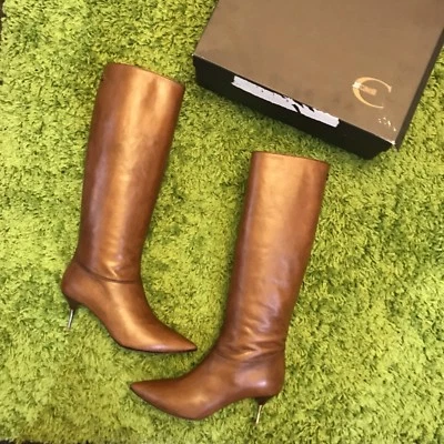 Bota de cuero marrón Just Cavalli nueva en caja talla 35 Foto 1 de 4