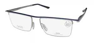 NUEVAS GAFAS SAFILO ELASTA 1071 GAFAS MULTICOLOR ITALIA DE MEDIA LLANTA DISEÑADOR 52-17-140 - Imagen 1 de 8