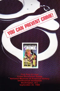 USPS 1st Day of Issue Ceremony Program #2102 McGruff The Crime Dog 1984 - Picture 1 of 4