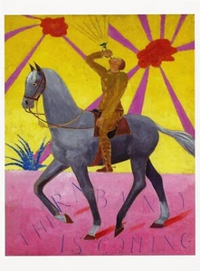 Postal Darsie Japp ""Banda de regimiento"" 1918 Primera Guerra Mundial Museo Imperial de la Guerra Mundial como nueva sin usar - Imagen 1 de 1