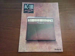 ROLAND AC-100 RARA VINTAGE BROCHURE CATALOGO 1994 - DA COLLEZIONE - Foto 1 di 1