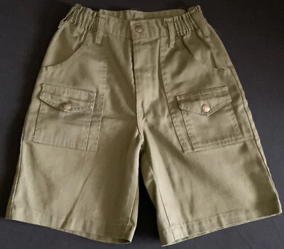 Vintage Boy Scouts Of America Shorts Youth Size 10 Green Waist 25" BSA Scouting - Image 1 of 4