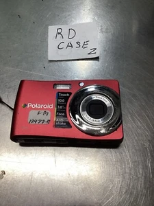 Polaroid T1035 10.0MP Digital Camera - Red Polaroid 3X Zoom Lens Anti Shake - Picture 1 of 4