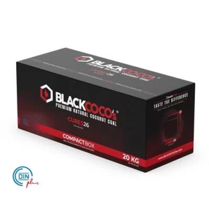 Blackcoco CUBE26 Kokosnuss Kohle für Shisha und Grill Naturkohle 1kg,4kg,20kg - Bild 1 von 4