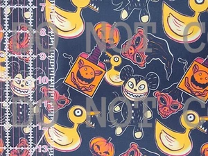 100% Cotton Woven Novelty Fabric Toys Nightmare Christmas By The 1/4 Yard 9x56 - Picture 1 of 2