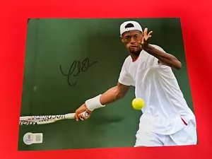 Chris Eubanks USA Tennis signiertes Auto 8x10 FOTO Beckett BAS authentifiziert - Bild 1 von 2