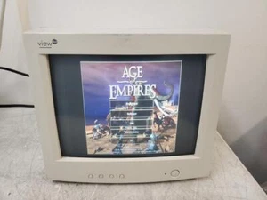 Vintage Gaming ViewMate VM-15e 14" CRT VGA Computer Monitor 1997 - Picture 1 of 8