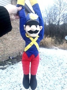 VTG 1999 K&M International Marching Band Soldier Hanging Rope Arms/Legs Plush - Picture 1 of 5