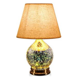 Porseme Table Lamp, Desk Lamp Bulb Included - Modern Lamp with Unique Lampsha... - Picture 1 of 6