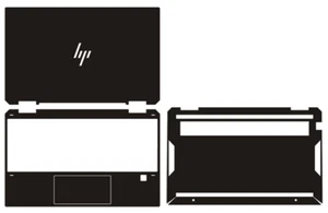 Carbon Sticker Skin Decals Guard for HP spectre X360 13-aw0122tu aw0000 13.3" - Picture 1 of 37