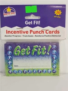 Get Fit! Incentive Lochkarten von North Star Teacher Resources Packung mit 36 - Bild 1 von 1