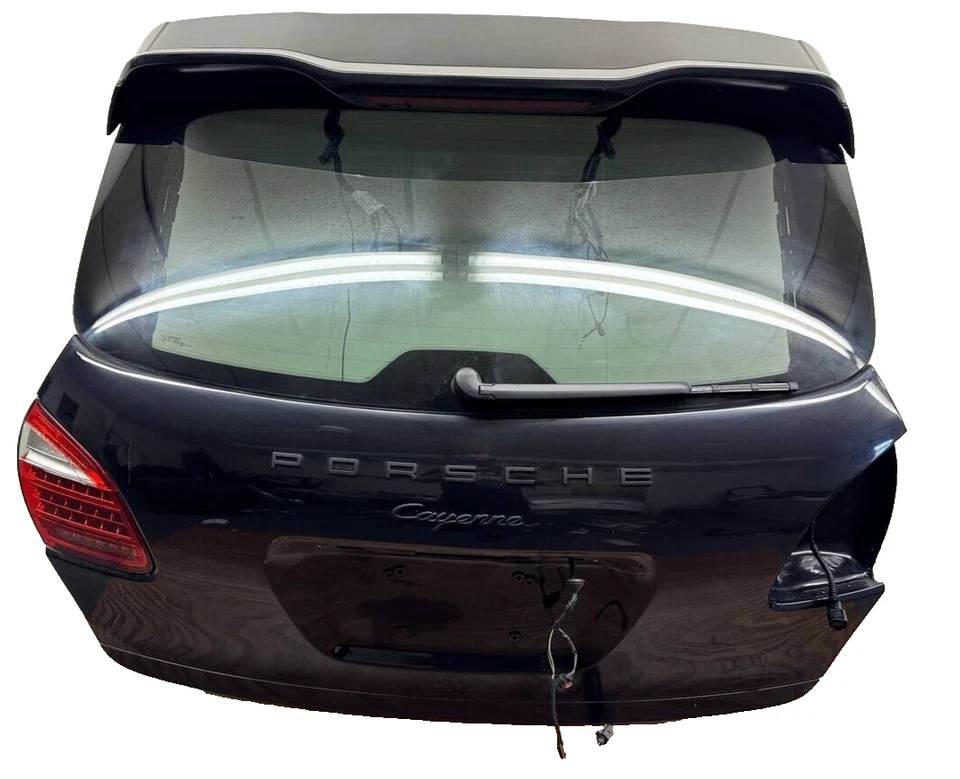 11-14 Porsche Cayenne 958 Trunk Lid Liftgate Tailgate Hatch Shell BLACK - Image 1 of 4