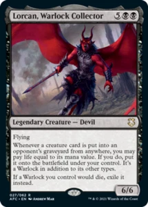 Lorcan, Warlock Collector x1 - Commander: Adventures in the Forgotten Realms - N - Picture 1 of 1