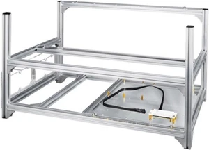 Baseltek 6 GPU Aluminium GPU Rendering Open Air Frame Case BT-MINC6GP - Bild 1 von 5