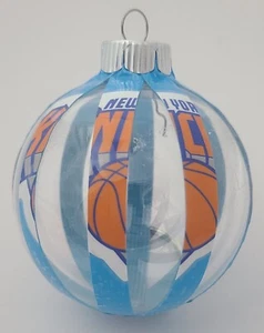 New York Knicks NBA Basketball Handarbeit Kunststoff Weihnachtskugel Ornament - Bild 1 von 3