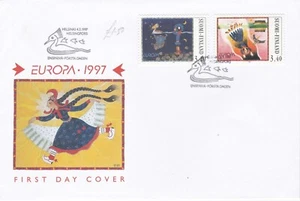 1997 Finland FDC cover EUROPA - Picture 1 of 2