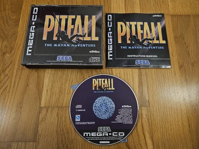 SEGA MEGA CD PITFALL THE MAYAN ADVENTURE PAL EURO USED VERY GOOD CONDITION CIB - Image 1 of 4