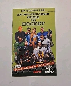 RARO Autentico Pro Beach Roller Hockey PBH Guida Libro e Programma di Gioco ESPN - Foto 1 di 4