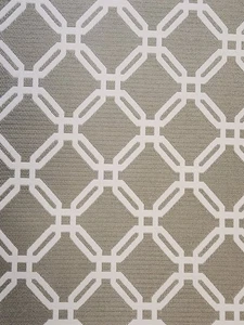 Outdoor Stoff Meterware Helix Achteck grau Jacquard extra breit - Bild 1 von 3