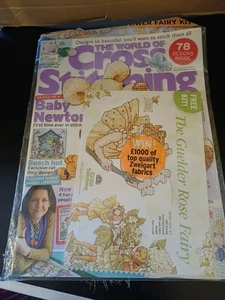 The World of Cross Stitching Magazine Issue 128 Guelder Rose Fairy Free Kit Gift - Picture 1 of 5