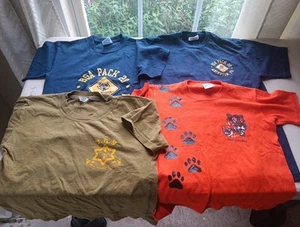 4 Vtg BSA Boy Scouts CUBS IDF Israel Short Sleeve T Shirt Youth Size Abington PA - Picture 1 of 18