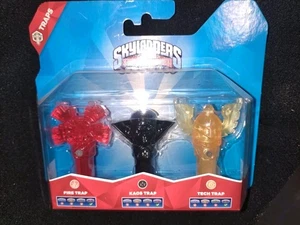 3 X Skylanders Figuren Trap Team  Fallen. Kaos. Tech. Fire. Ovp Neu  - Bild 1 von 2