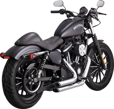 Sistema de escape escalonado de disparos cortos 14-22 Harley Iron 883 Vance & Hines 17329 Foto 1 de 4