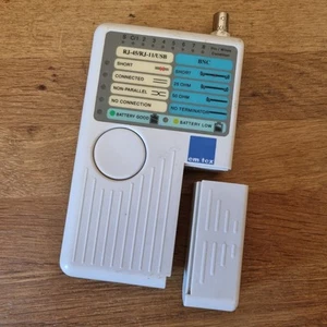 Remote Network Cable Tester RJ45 RJ11 Coaxial - Photo 1/7