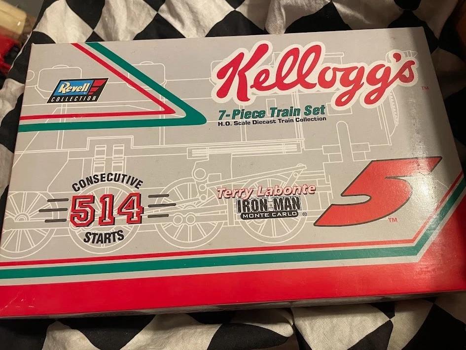 #5 TERRY LABONTE Kellogg's Iron Man 514 Starts 1996 Juego de tren de 7 piezas Revell H.O Foto 1 de 3