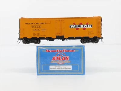O Scale 2-Rail Atlas 9538-2 WCLX Wilson Car Lines 40' Steel Reefer Car #2478  - Image 1 of 4