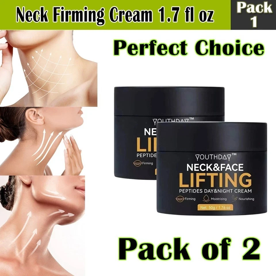 Neck Creams For Tightening And Lifting Anti-aging Wrinkle Eraser (2 Pcs Set) USA - Image 1 of 4