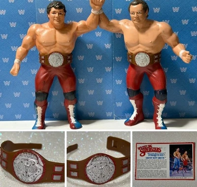 WWF LJN CLASSY FREDDIE BLASSIE - LJN NIKOLAI VOLKOFF - LJN IRON SHEIK + LOTE DE TARJETAS Foto 1 de 4